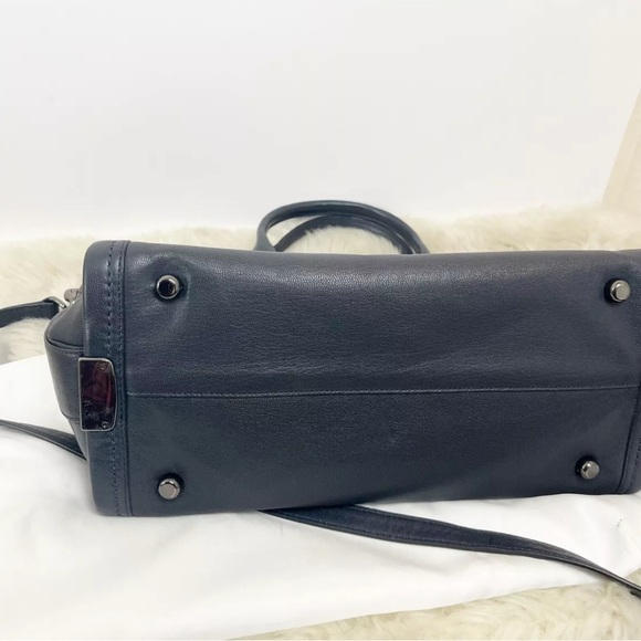 Coach 37732 Soft Grain Coach Soft Swagger Dk Navy - Picture 13 of 14